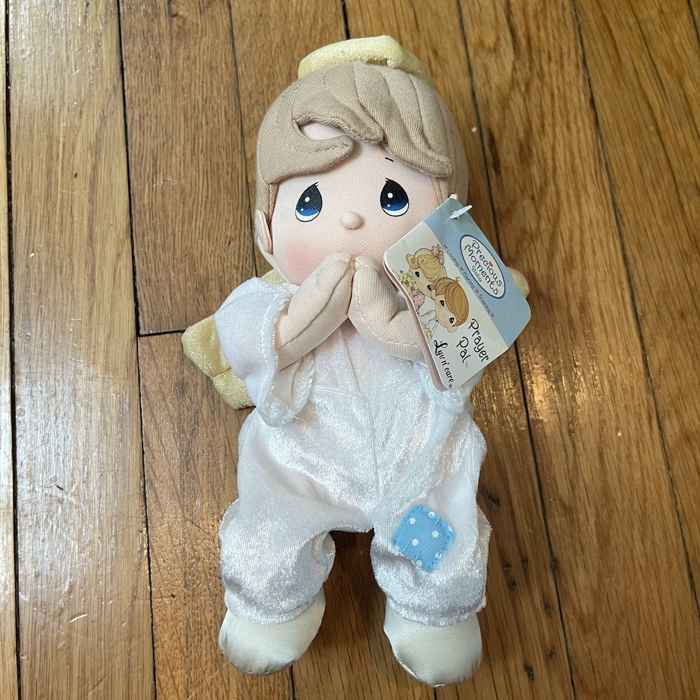 Vintage Y2K NWT Precious Moments Prayer Pal Plush Doll Angel Stuffy